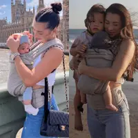 Lihat di sini beberapa potret Jennifer Bachdim gendong anak, tetap berhasil pamer body goals impian.