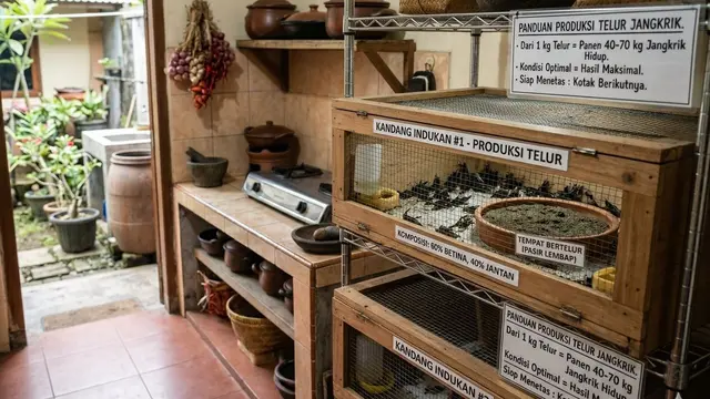 Ide Budidaya Jangkrik Skala Mini di Sudut Dapur Belakang Rumah