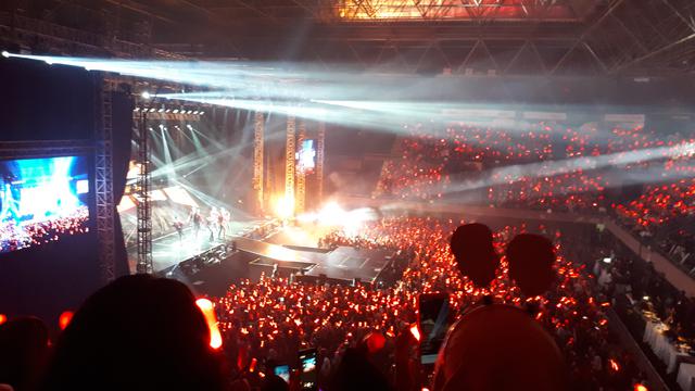 Konser iKON di Jakarta (Zulfa Ayu/ Liputan6)