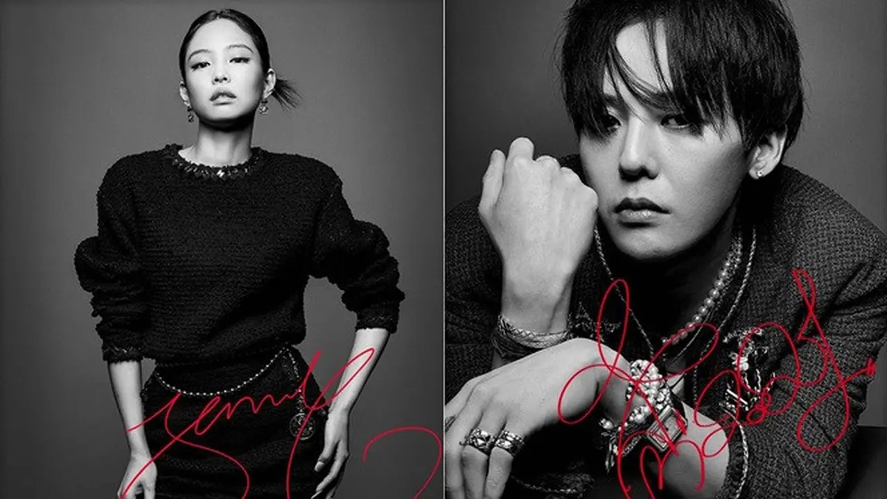 Jennie BLACKPINK dan G-Dragon BIGBANG