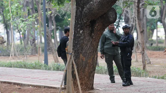 Suasana Monas Pasca Ledakan