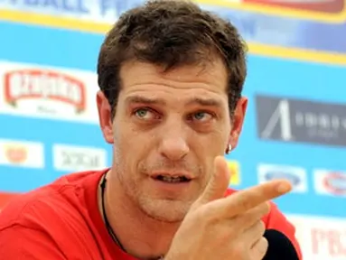 The coach of the Croatian national football team Slaven Bilic attends a press conference in Bad Tatzmannsdorf on June 18, 2008. AFP PHOTO / Samuel Kubani