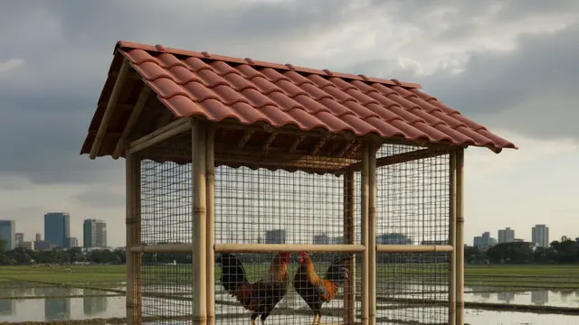 Model Kandang Ayam Serama Terbaik. AI