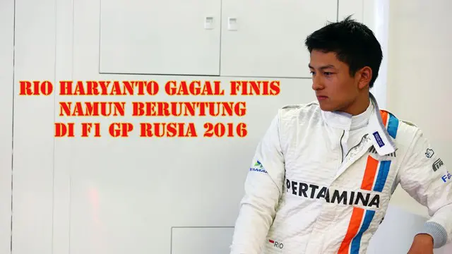 Rio Gagal Finis Namun Selamat dari Tabrakan