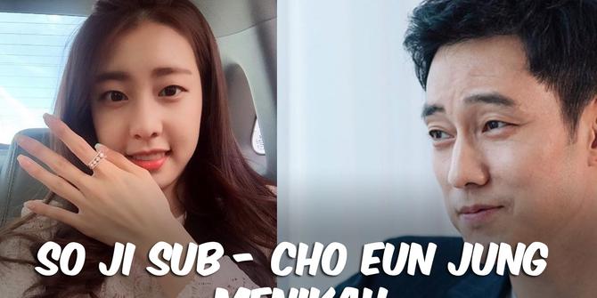 VIDEO TOP 3: So Ji Sub dan Cho Eun Jung Resmi Menikah