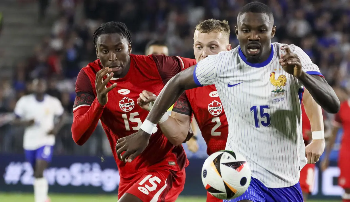 Skor 0-0 tentu tidak cukup bagus bagi Prancis jelang memasuki putaran final Piala Eropa 2024. (AP Photo/Yohan Bonnet)