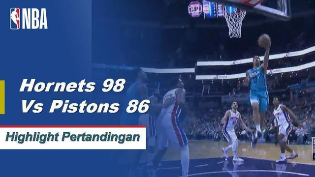 Marvin Williams mencetak 24 poin, Kemba Walker menambah 22 poin dan lima sen dalam kemenangan Charlotte atas Detroit.