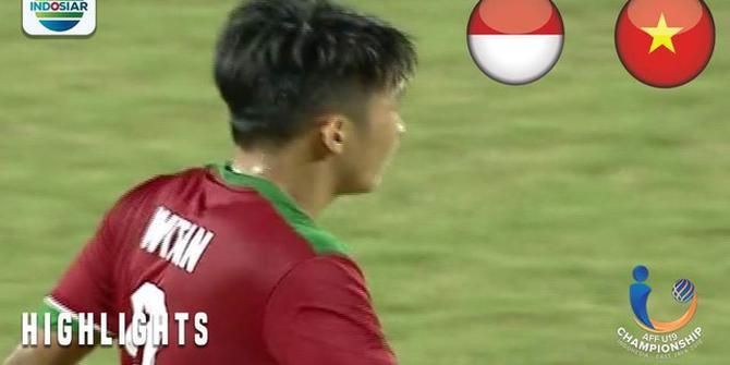 VIDEO: Pemain Timnas U-19, Witan Sulaiman Hampir Cetak Gol Indah ke Gawang Vietnam