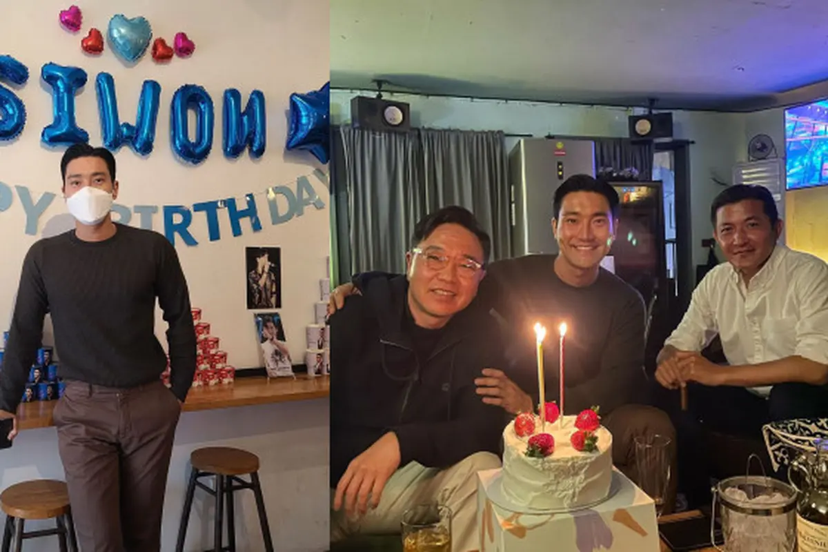 Momen Perayaan Ulang Tahun Siwon Choi yang Ke-35, Dapat Banyak Hadiah