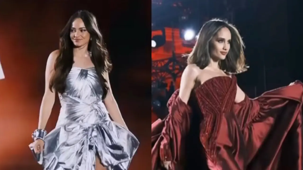 Gaya rambut Enzy Storia dan  Cinta Laura di Paris Fashion Week