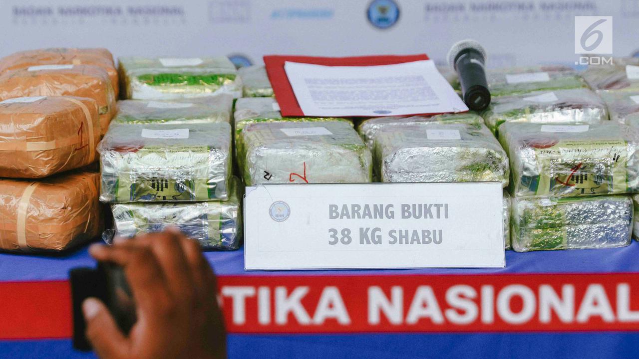 BNN Gagalkan Penyelundupan 38 kg Shabu di Aceh