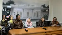 Wakil Presiden (Wapres) Ma’ruf Amin, menerima audiensi sejumlah tokoh bangsa di Istana Wapres, Jakarta Pusat, pada Kamis (11/1/2023). (Delvira Hutabarat)