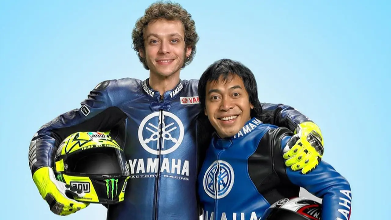 Ikut Sedih Valentino Rossi Pensiun, Ini 6 Potret Kebersamaan Komeng dan Sang Pembalap