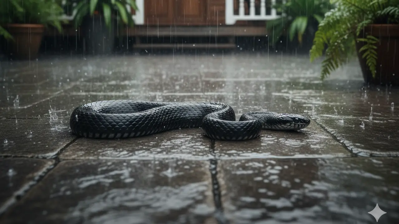 Apa yang Harus Dilakukan Jika Ular Muncul di Teras Setelah Hujan