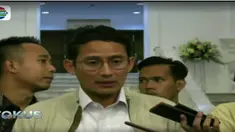 Sandiaga Uno juga meminta kepada petugas Pemprov DKI Jakarta untuk bertindak cepat dan tanggap dalam mengatasi banjir di Jakarta.