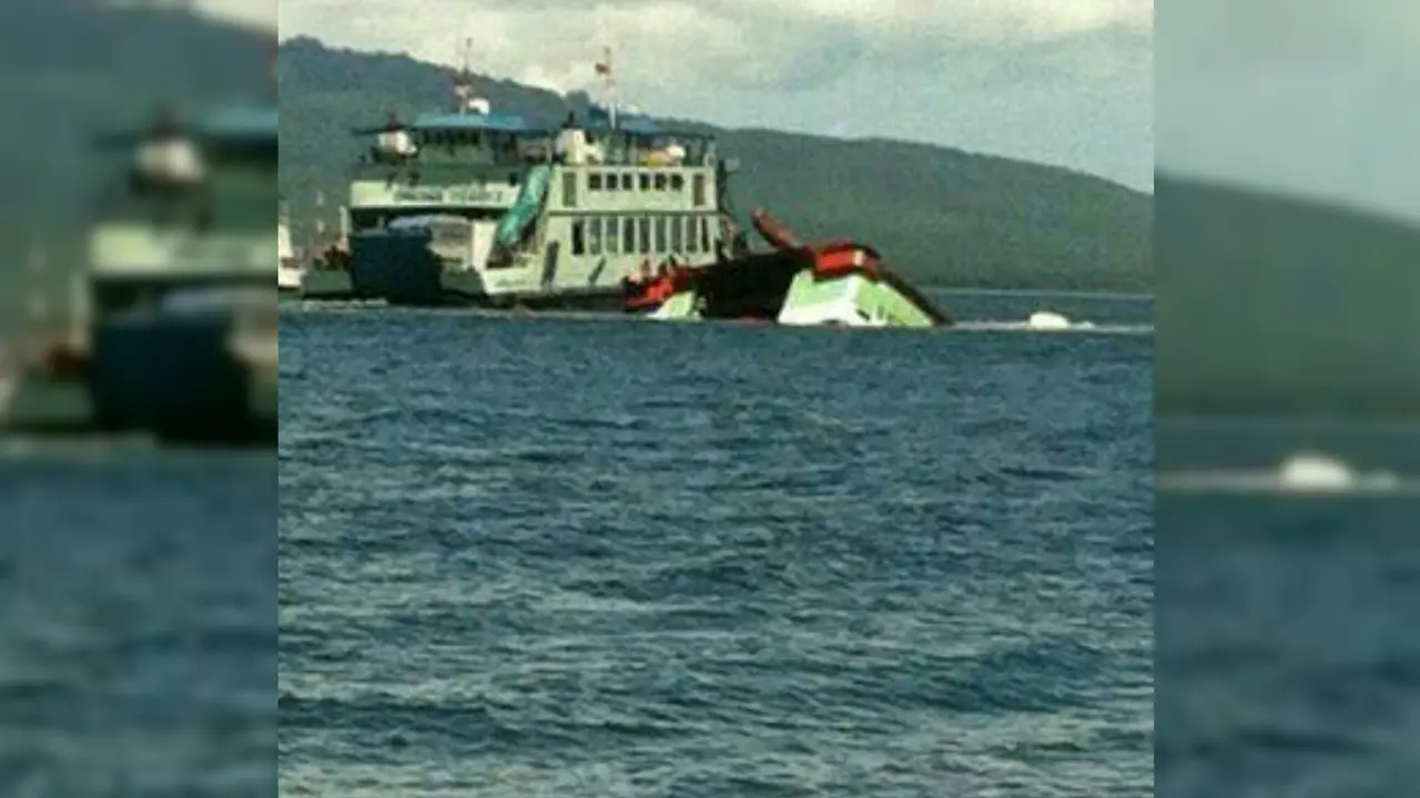 KMP Rafelia 2 Tujuan Banyuwangi Tenggelam di Selat Bali