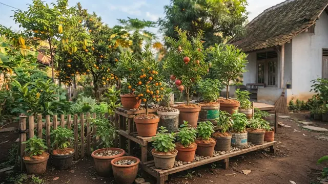 Inspirasi Kebun Buah Ala Kampung di Halaman Rumah Sederhana