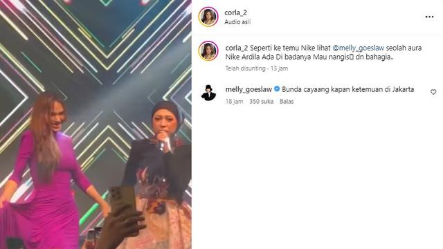 Bunda Corla - Melly Goeslaw (Foto: Instagram/@corla_2)