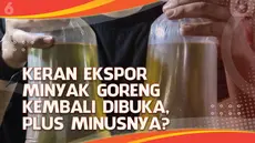 Belum genap sebulan larangan ekspor CPO dan produk turuannya termasuk minyak goreng berlaku. Akhirnya, Presiden Joko Widodo (Jokowi) memutuskan membuka kembali keran ekspor komoditas ini.