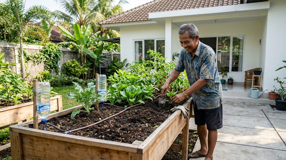 10 Ide Kebun Sayur Sederhana untuk Usia 60 Tahun ke Atas Minim Tenaga, Cara Santai Berkebun