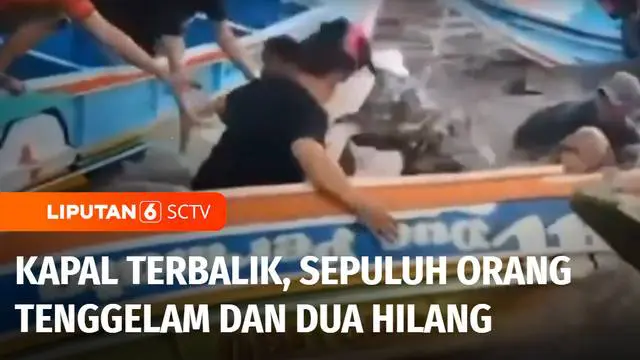 VIDEO: Kapal Cepat Terbalik di Sungai Ogan, Sepuluh Orang Tenggelam dan Dua Lainnya Hilang