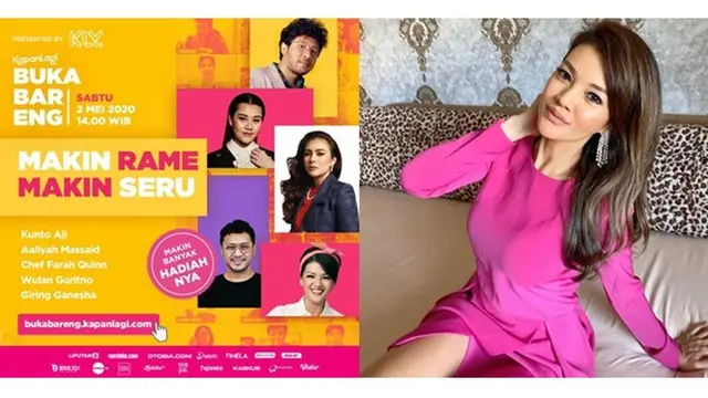 Memasak Resep Menu Buka Puasa Bareng Chef Farah Quinn di Kapanlagi Buka Bareng, Daftar Yuk