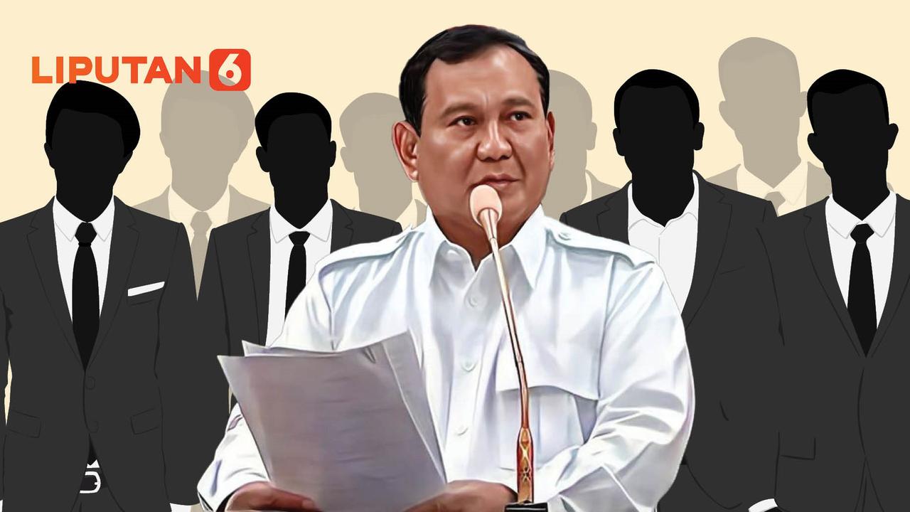 Banner Infografis Prabowo Akan Ajak Sebagian Menteri Jokowi di Kabinetnya. (Liputan6.com/Abdillah)
