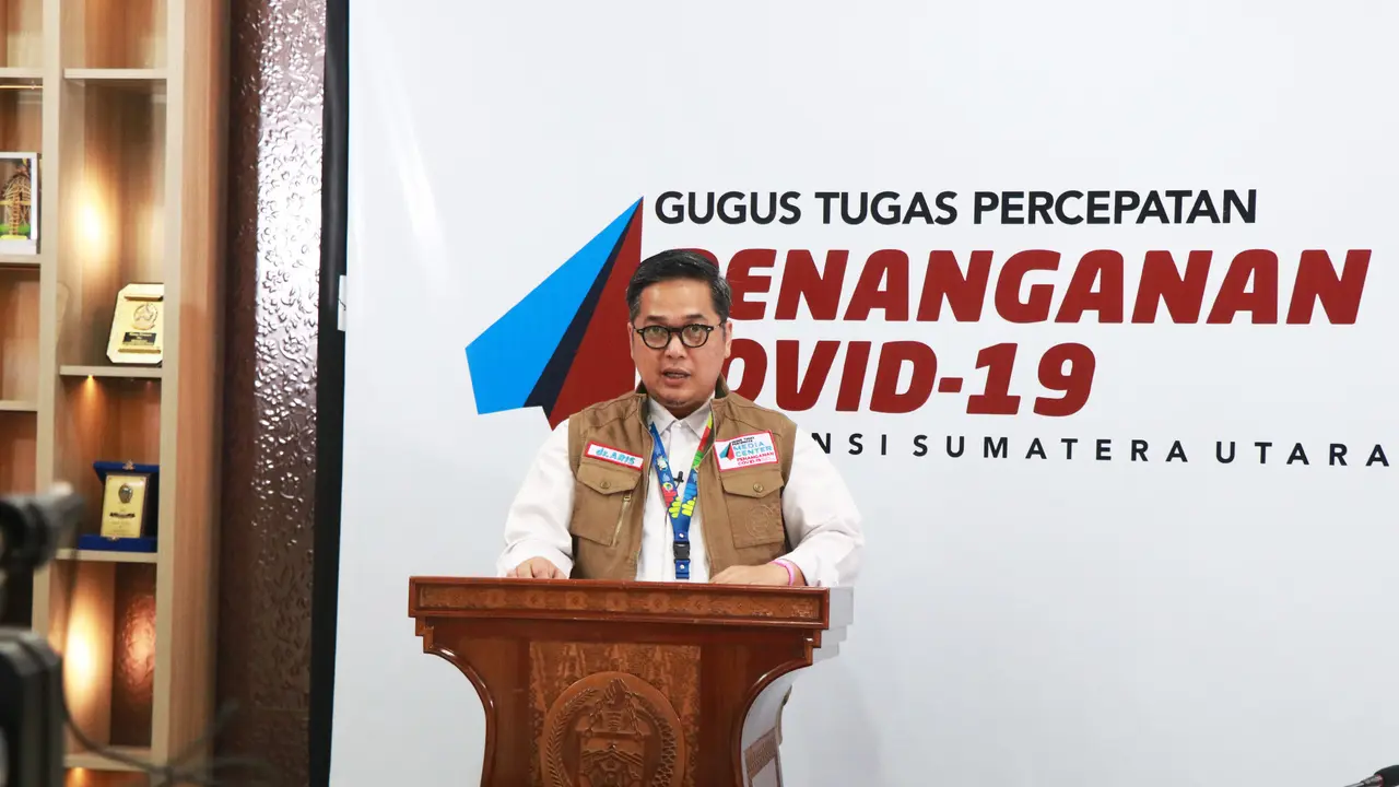 Jubir Gugus Tugas Percepatan dan Penanganan COVID-19 Provinsi Sumut, Aris Yudhariansyah