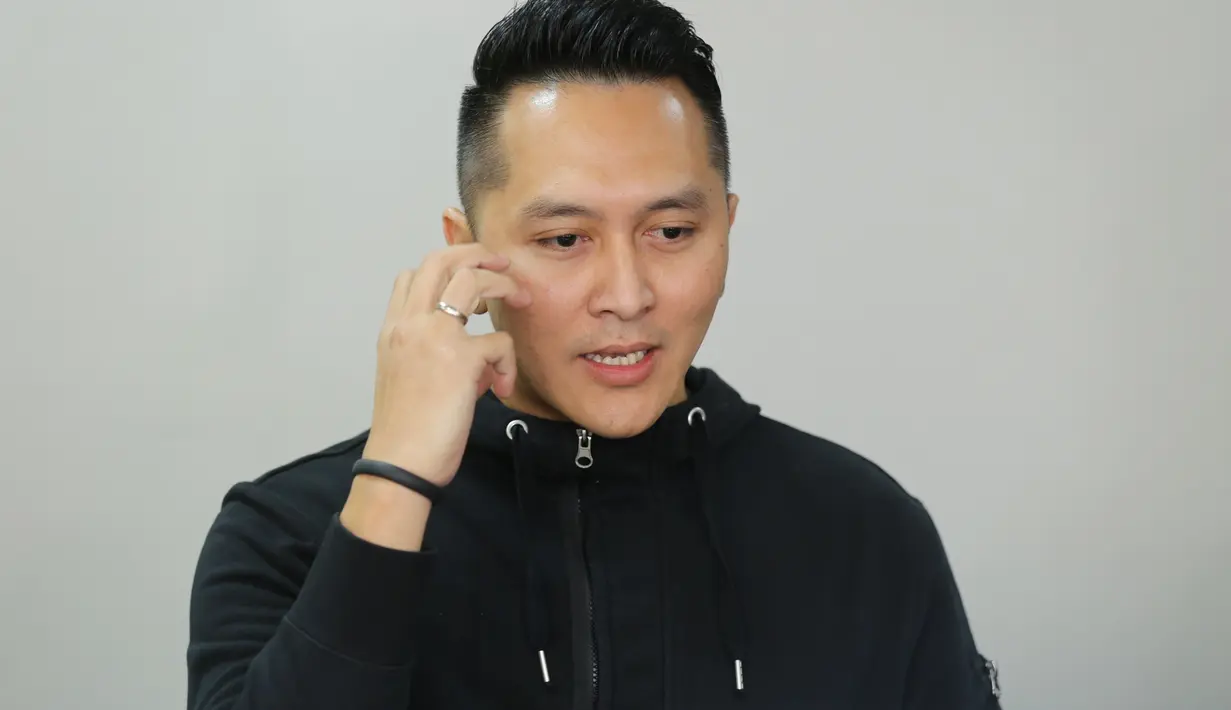 "Sejak awal, Edison orang yang selalu memperhatikan keselamatan saya. Dia selalu mengungkapkan itu. Di sini saya cukup terpukul pada akhirnya Edison menjadi korban dalam aksi Death Drop," ujar Demian Aditya. (Adrian Putra/Bintang.com)