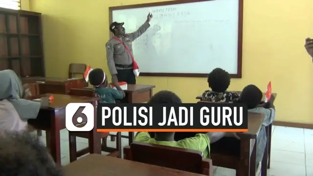 polisi jadi guru