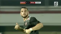 Persija berhasil hempaskan perlawanan Borneo FC. Macan Kemayoran menang 2-0 melalui dua gol Marko Simic.