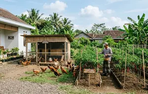 Cara Ternak Ayam dan Menanam Cabai dalam Satu Pekarangan, Cocok untuk Lahan Rumah Terbatas