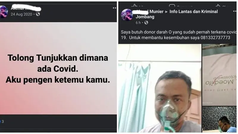 Berawal dari Penasaran dan Mengunggahnya di Media Sosial, Pria Ini Terpapar Covid-19