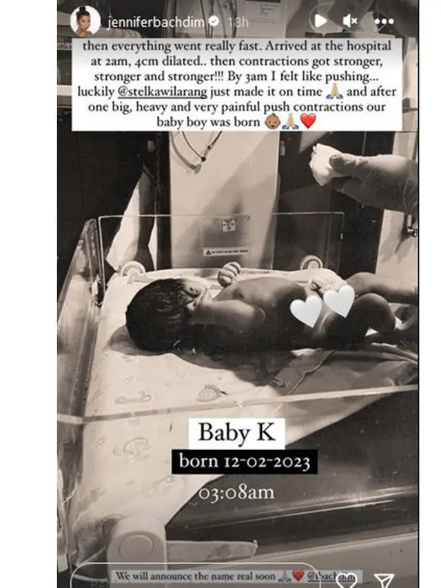 7 Momen Perjuangan Jennifer Bachdim Melahirkan Anak Keempat, Kontraksi Dini Hari