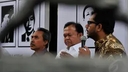 Dalam diskusinya, Kontras khawatir presiden terpilih Joko Widodo akan memilih orang-orang yang bermasalah dengan hak asasi manusia dalam kabinetnya nanti, Jakarta, (11/9/14).(Liputan6.com/Johan Tallo) 