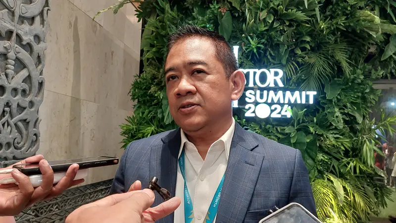 Ketua Umum Asosiasi Logistik dan Forwarder Indonesia (ALFI) Akbar Djohan dalam BNI Investor Daily Summit 2024 di Jakarta Convention Center (JCC), Jakarta, Rabu (9/10/2024). (Arief/Liputan6.com)