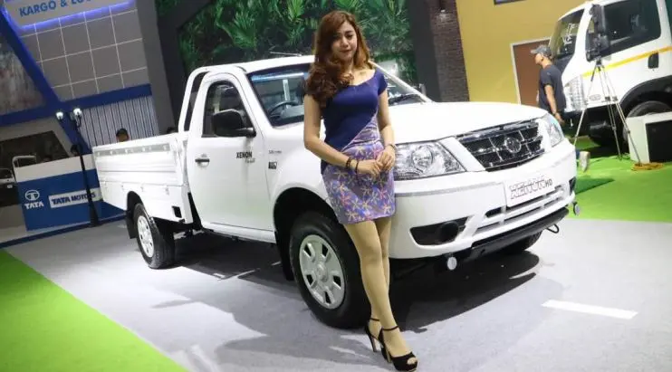 Tata Xenon HD (Heavy Duty) meluncur di IIMS 2017. (Herdi Muhardi)