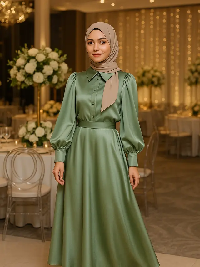 Model Baju Pesta Muslimah yang Anggun dan Elegan