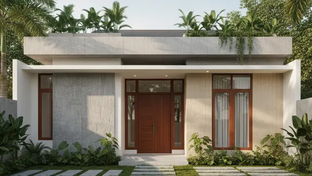 Gambar Rumah Minimalis Cor Dak