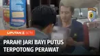 Seorang bayi harus kehilangan jari kelingkingnya saat menjalani perawatan di sebuah rumah sakit di Kota Palembang, Sumatera Selatan. Keluarga pasien menuding seorang perawat telah lalai saat hendak memotong selang infus yang berada di tangan sang bay...