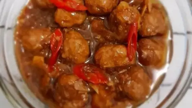 Resep bola-bola daging kecap. (dok. Cookpad @mamalalapooh)