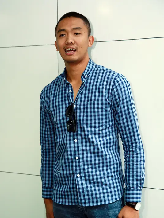 Uus saat di SCTV Tower, kawasan Senayan, Jakarta Selatan, Rabu (3/2/2016) mengaku menyebar undangan resmi 300. Sedangkan yang lain melalui pesan singkat. (Deki Prayoga/Bintang.com)