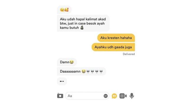 7 Chat Netizen Kenalan Lewat Bumble Ini Kocak Banget, Enggak Habis Pikir