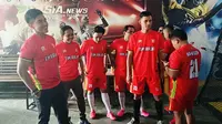 Ketua Umum PSI Kaesang Pangarep saat menghadiri pembukaan Raja Cup Futsal di Pekanbaru. (Liputan6.com/M Syukur)