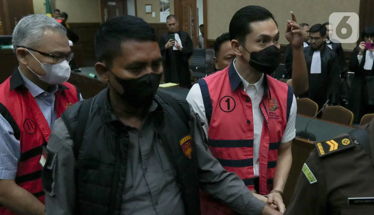 Atas putusan tersebut, melalui tim penasihat hukum, Harvey Moeis menyatakan akan pikir-pikir dulu apakah akan mengajukan banding atau tidak. (Liputan6.com/Herman Zakharia)