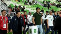 Gubernur Sumut Bobby Nasution bersama Erick Thohir di pembukaan Pegadaian Championship (Liputan6.com/Reza)