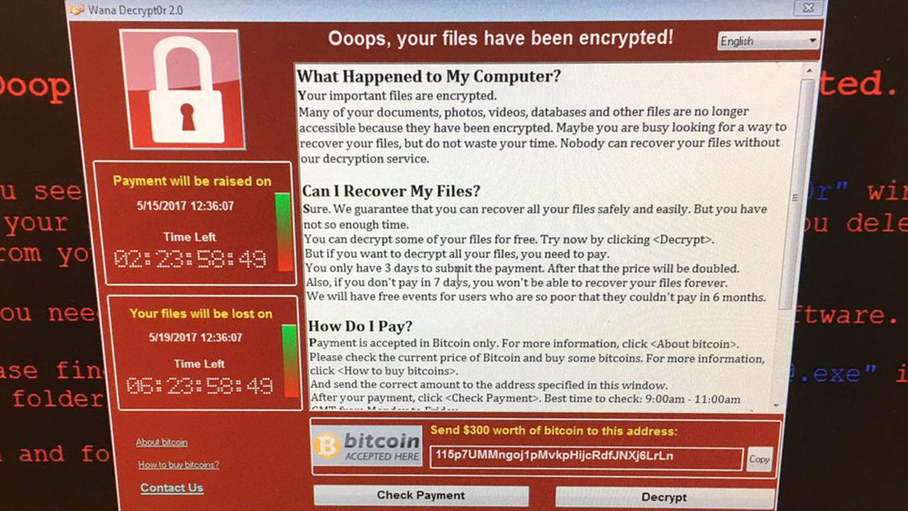 Ilustrasi Ransomware WannaCrypt atau Wannacry