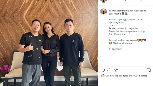 Vicky Prasetyo - Kalina Ocktaranny (Foto: Instagram/@kalinaocktaranny)