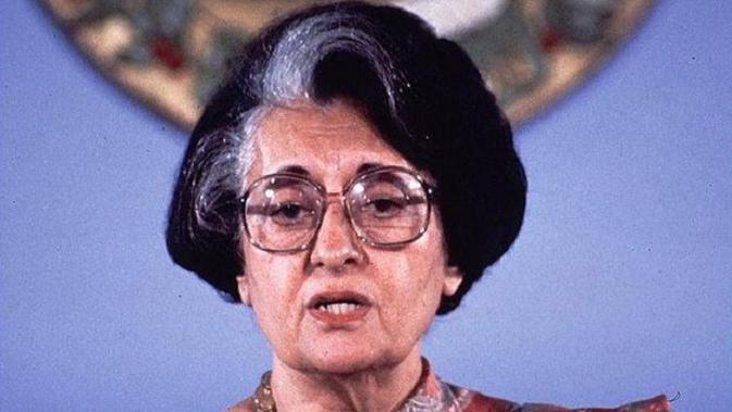 Indira Gandhi, wanita pertama yang menjadi Perdana Menteri India.
