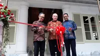 Restorasi gedung ini diresmikan Dubes AS bersama Gubernur DKI Jakarta Anies Baswedan dan Wakil Menteri Luar Negeri Mahendra Siregar. (Foto: Liputan6.com/Tommy Kurnia)